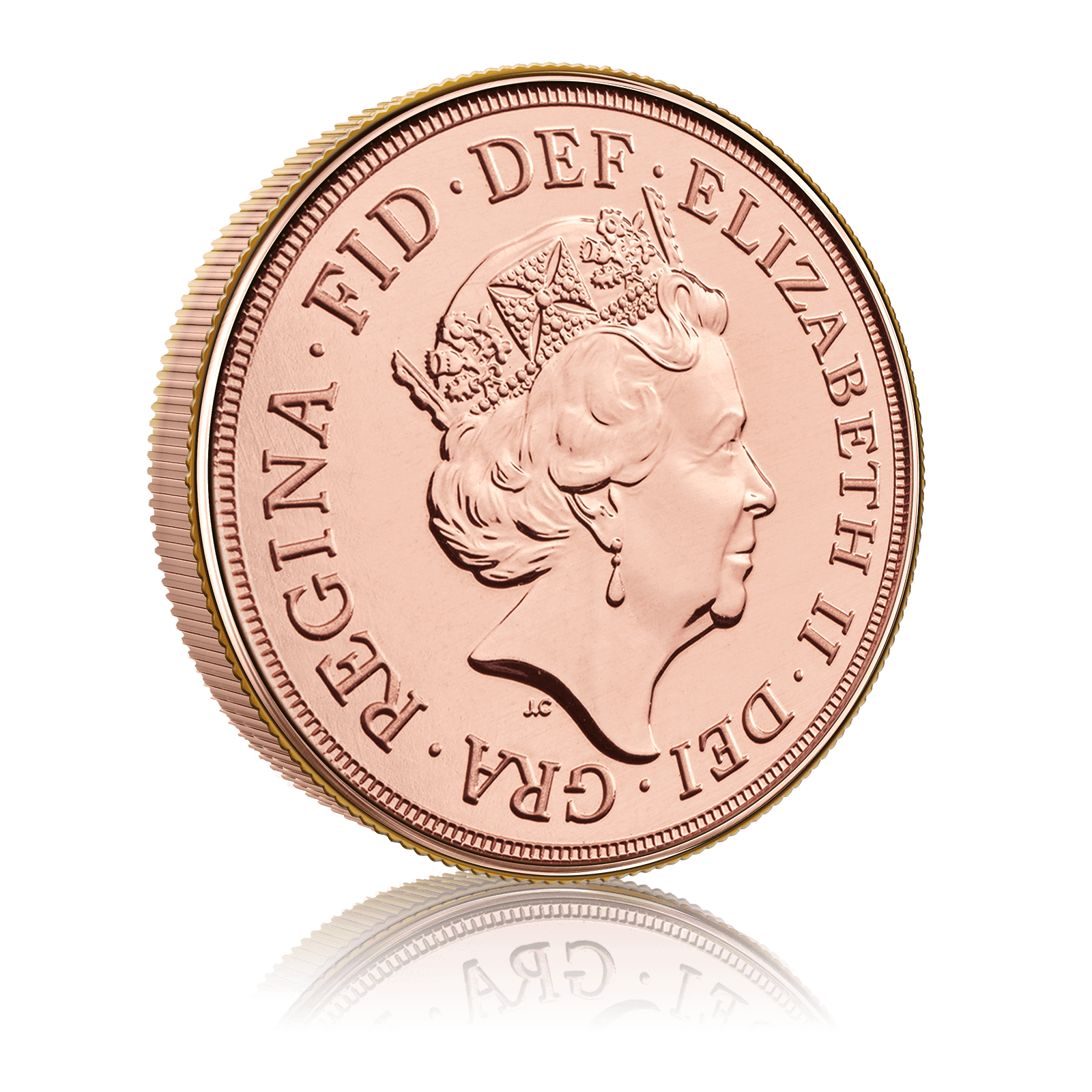 Half Gold Sovereign Queen Elizabeth Fifth Head (2016-2022) 4